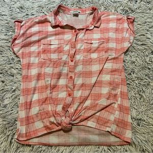 Love Potion plaid top small
